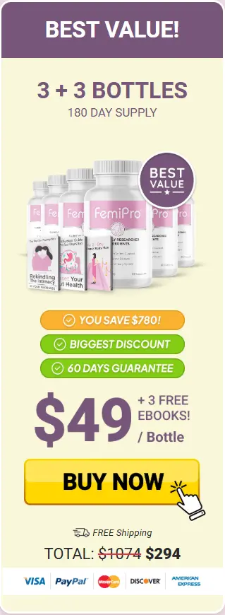 Femipro buy 6 Bottle